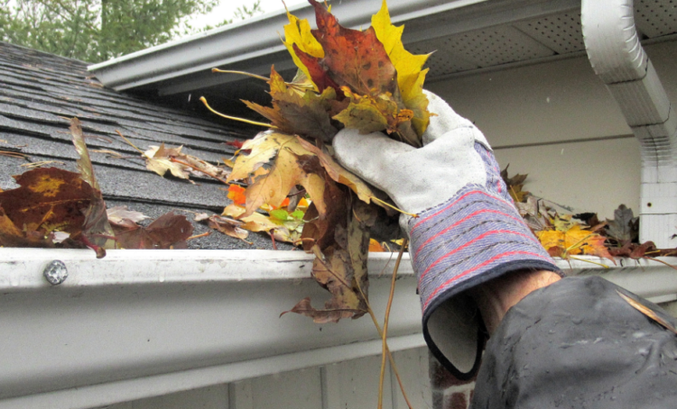 how to clean gutters